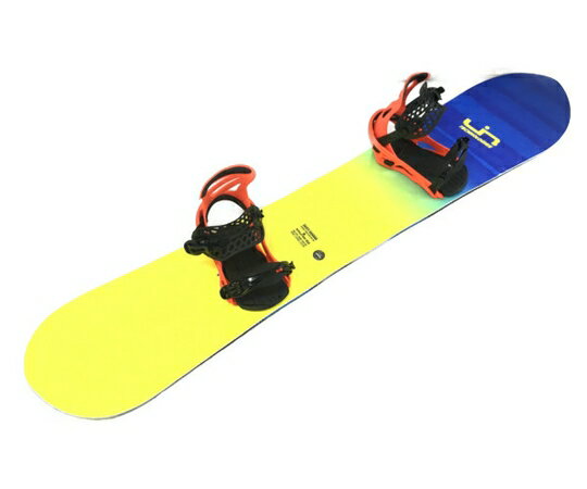 【中古】 LIBTECH SKATE BANANA 156cm FLUX DSL NEON ビンディング付き スノーボード リブテック 良好 S5959928