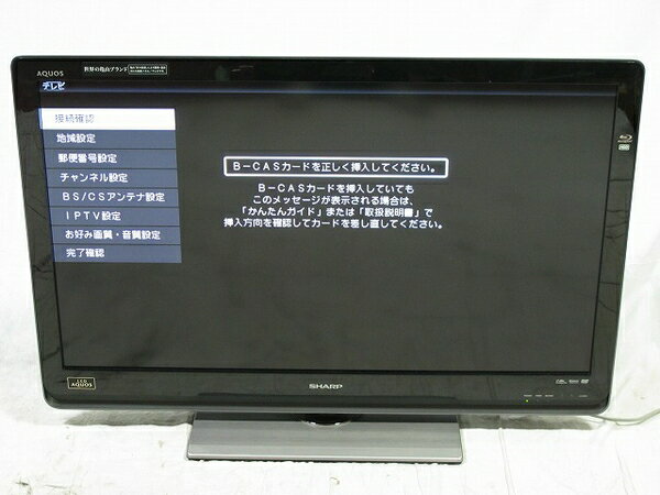 【中古】SHARP シャープ AQUOS LC-40DR3 液晶テレビ 40型 BD搭載【大型】 T ...