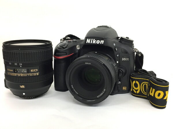 【中古】 Nikon ニコン D600 ダブルレンズキット D600WLK カメラ T3788952