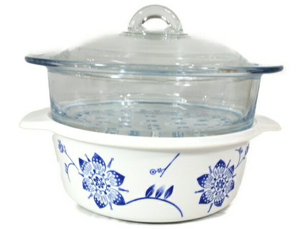 美品 【中古】Luminarc VITRO 蒸し器 セイロ ヴィトロフラム キッチン用品 調理器具 リュミナルク N8368980のサムネイル