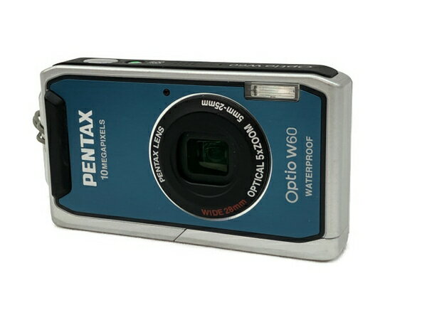 【中古】 PENTAX OptioW60 コンパクト デジタルカメラ ペンタックス C7602753