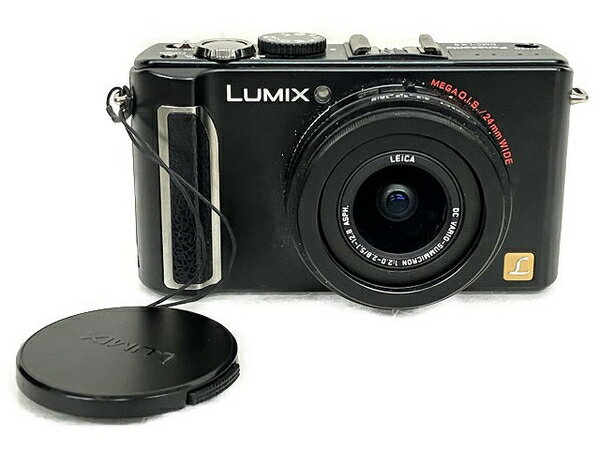 【中古】 Panasonic LUMIX DMC-LX3 デジタルカメラ パナソニック ブラック T7715776