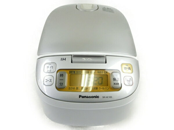 【中古】 中古 Panasonic IHジャー炊飯器 SR-HC105-W 5.5合 16年製 N2946191