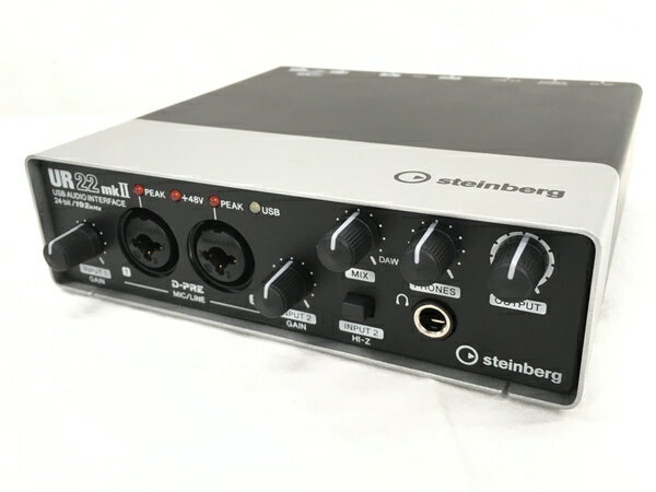 【中古】 Steinberg UR22mkII オーディオインターフェイス 楽器 オーディオ 音響機材 W5527454