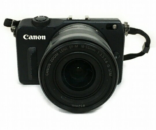 【中古】 Canon EOS M2 ミラーレス ボディ 18-55mm レンズ 90EX ストロボ T6114144