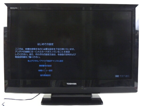 【中古】TOSHIBA 東芝 REGZA 32A1S 液晶 TV 32V型 ブラック【大型】 Y17 ...