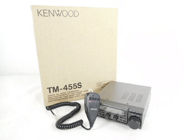 【中古】KENWOOD TM-455S 無線機 受信 オールモード機 良好 K1919708