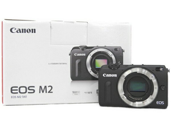 美品 【中古】 Canon EOS M2 カメラ ミラーレス一眼 ボディ ブラック F2225818