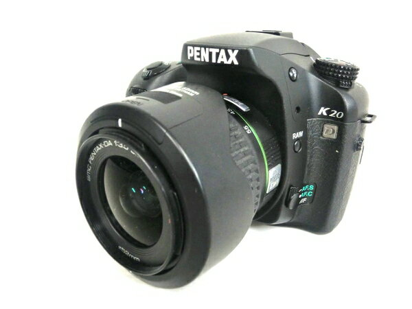 【中古】 中古 PENTAX K20D デジタル 一眼レフ カメラ 18-55mm 55-300mm ダブル レンズ キット 有効画素数 1460万画素 O2835041