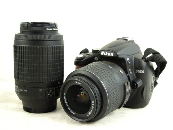 【中古】Nikon ニコン D5000 ダブルズームキット D5000 WZ カメラ デジタル一眼レフ S2293416