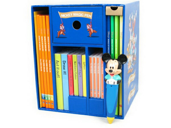 【中古】 ディズニー ワールドオブイングリッシュ マジックペンセット DWE 子ども 英語 教材 N3224102のサムネイル