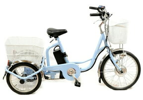 美品 【中古】 MIMUGO ミムゴ MG-TRM20EB アシらくチャーリー 電動アシスト 3輪 自転車 楽 【大型】 T4095149