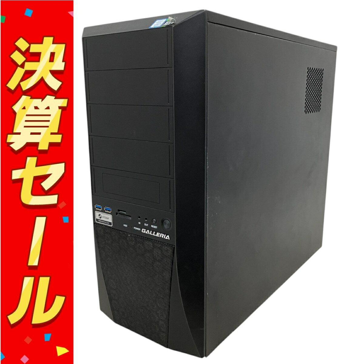 【中古】 Thirdwave GALLERIA ZG デスクトップ パソコン i9 9900KF 48GB SSD 512GB RTX 2080 win11 中古 M10049846