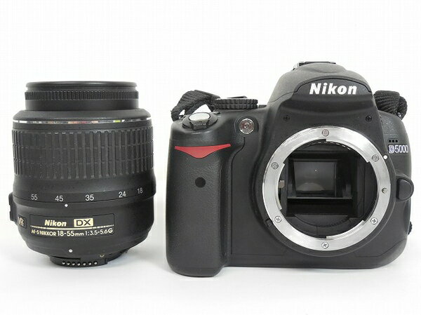【中古】Nikon D5000 18-55mm レンズキット カメラ 一眼 レフ T2212466