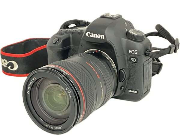 【中古】【動作保証】Canon EOS 5D MarkII ボディ 24-105mm レンズセット キャノン S8738512