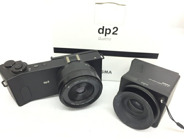 【中古】 SIGMA シグマ dp2 Quattro 超広角デジタルカメラ LCD VIEW FINDER LVF-01 ファインダーセット G8281903