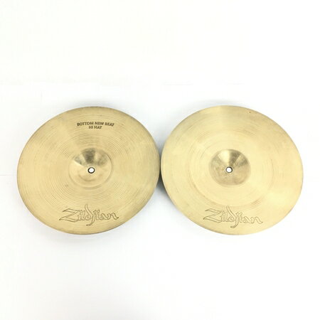 【中古】 Zildjian New beats hi hat 白抜き ペア ハイハット シンバル ドラム ジルジャン Y4576351