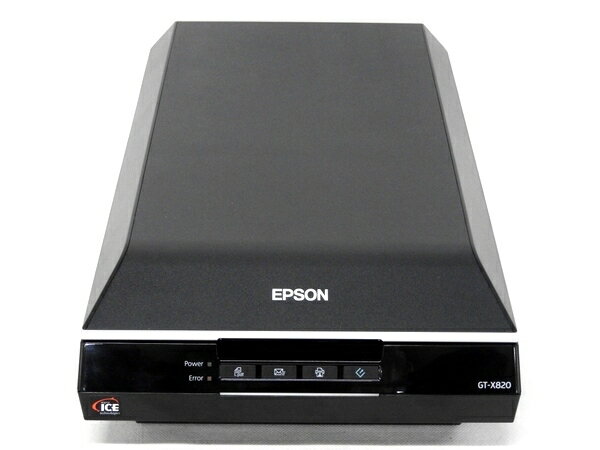 【中古】 EPSON エプソン カラリオ GT-X820 スキャナー A4 フラットベッド ブラック F1845482