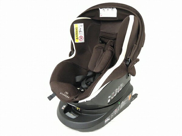 【中古】 カーメイト BF841 エールべべ クルット3i プレミアム チャイルドシート マロンブラウン 2015年製 中古 O4586988のサムネイル