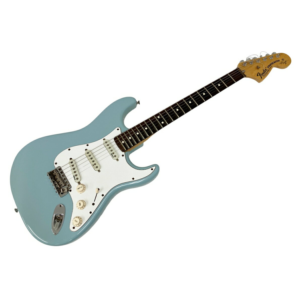 Fenderロゴ　ストラトキャスター　ブルー フェンダー ストラトキャスター | フォトスタジオアローズ｜宝塚