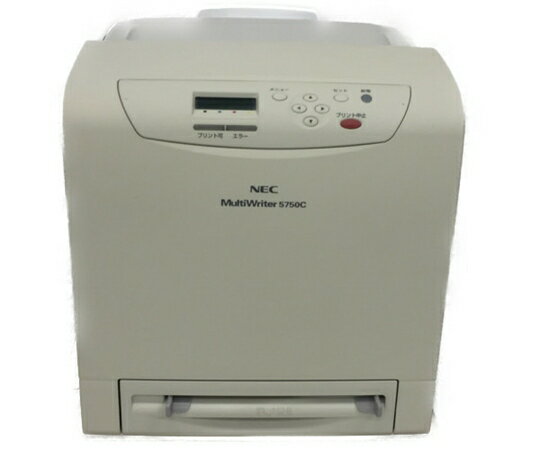 中古 良好 NEC MultiWriter PR-L5750C プリンター レーザー ホワイト K4599040