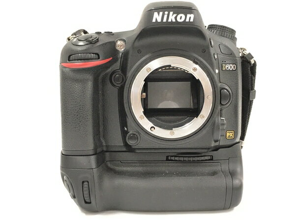 【中古】 Nikon D600 デジタル一眼レフ カメラ ボディ MB-D14 バッテリーパック付 中古 T5913216