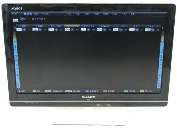 【中古】 SHARP シャープ AQUOS LC-22K5-W 22型 液晶テレビ ホワイト 2011年製 N3299565