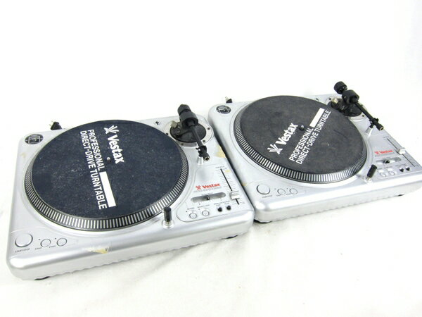 【中古】 Vestax PDX-2000MkII ターンテーブル レコードプレイヤー 2台 セット ペア K2600448