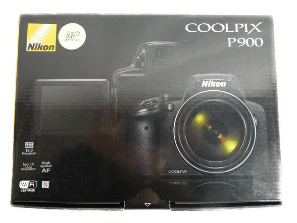 未使用 【中古】 Nikon ニコン COOLPIX P900 カメラ デジカメ ネオ一眼 超望遠 ブラック S2724235