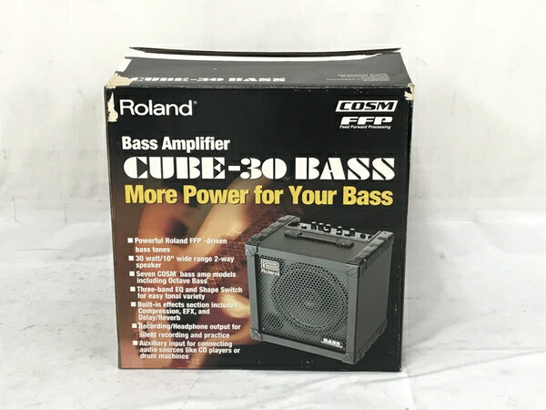 未使用 【中古】 Roland cube-30-BASS ベースアンプ キューブ ローランド 音響 N6544814