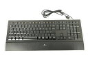 【動作保証】Logicool K740 Illuminated Keyboard イルミネート キーボード 薄型 有線 ロジクール Y8781389