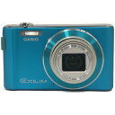 【中古】 CASIO EXILIM EX-ZS210 コンパクトデジタルカメラ ブルー系 カシオ N6334837