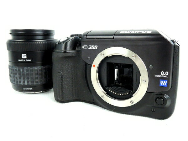 【中古】 OLYMPUS オリンパス E-300 14-45mm 1:3.5-5.6 レンズ キット Y2966958