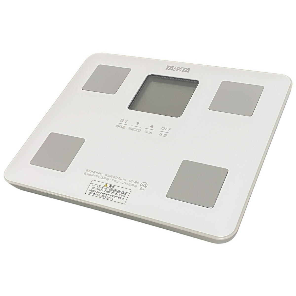 楽天ReRe（安く買えるドットコム）未使用 【中古】 TANITA BC-760-WH タニタ 体組成計 体重計 2025年製 家電 F10497870