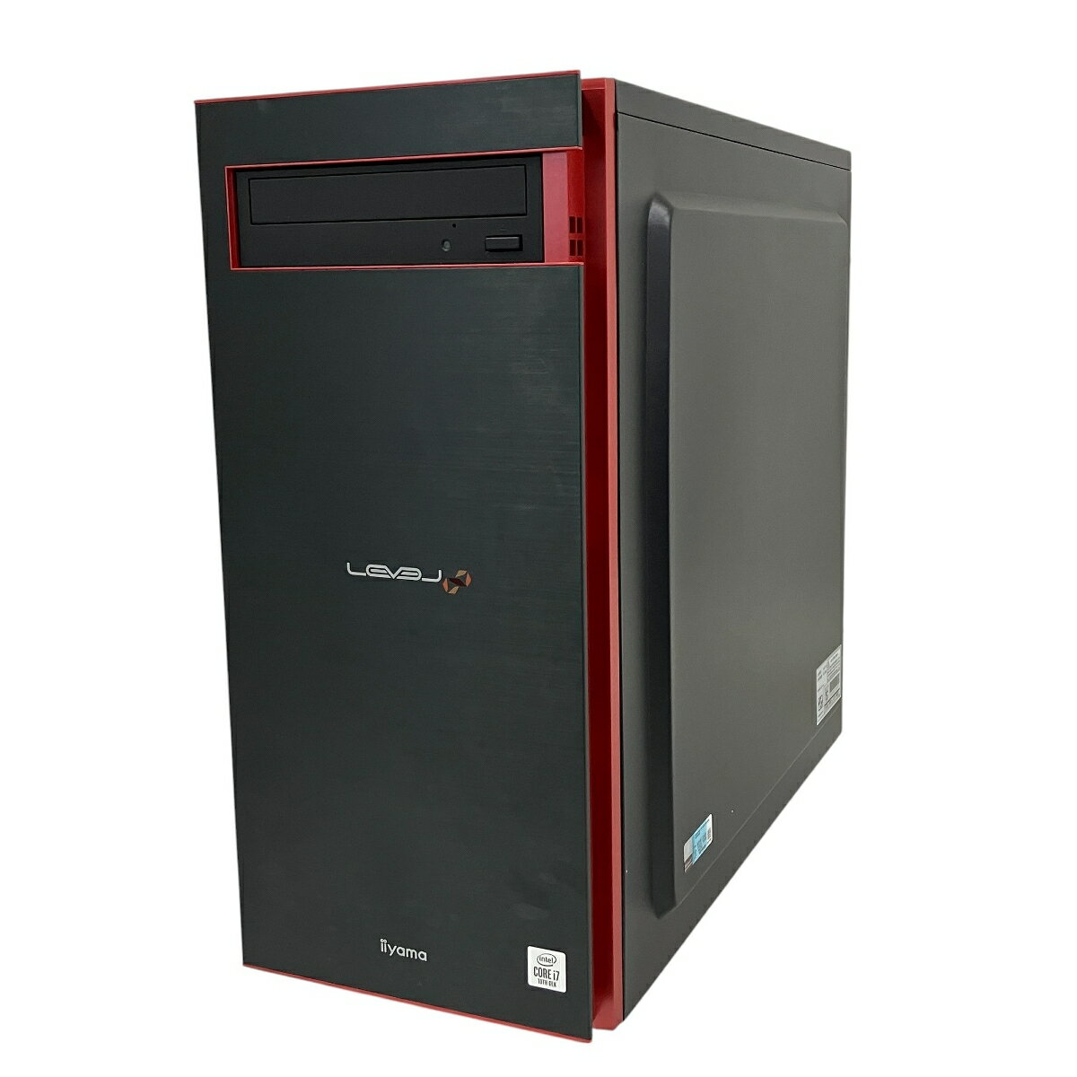 【中古】 ユニットコム LEVEL∞ ゲーミングデスクトップPC Core i7-10700K 16GB HDD 2TB SSD 512GB WIN11 RTX 2070 SUPER 訳有 T9656355