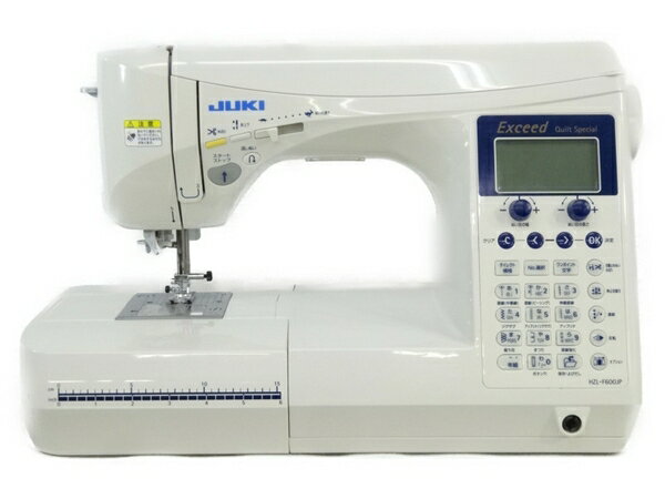 【中古】 JUKI HZL-F600JP エクシード キルトスペシャル ミシン フットコントローラー ワイドテーブル 付き N3278978のサムネイル