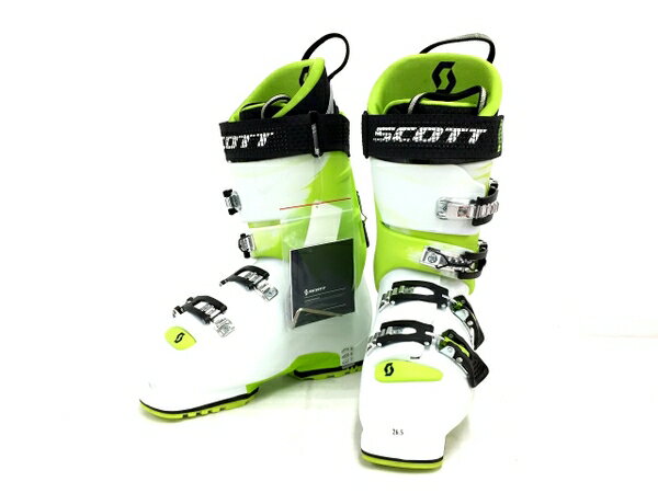 美品 【中古】 SCOTT スコット G1 130 POWERFIT WTR WHITE/GREEN 26.5cm スキーブーツ T3573267