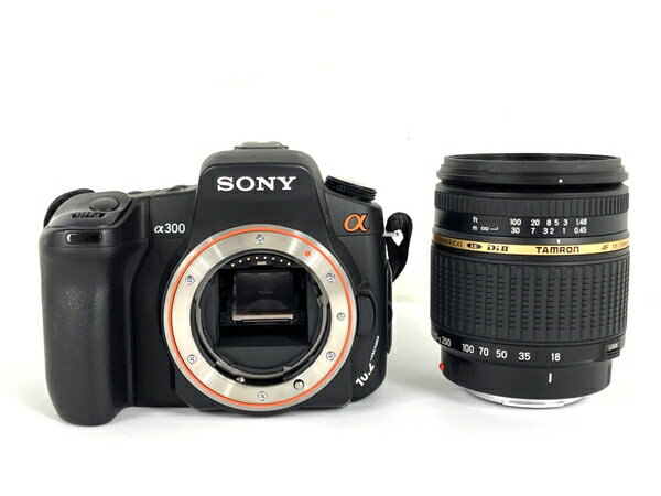 【中古】 SONY DSLR-A300 Tamron AF 18-250mm F3.5-6.3 デジタル一眼レフカメラ レンズセット カメラ 中古 Y8447043