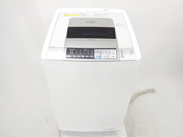 【中古】HITACHI 日立 ビートウォッシュ BW-D8KV W 洗濯機 縦型 8kg ホワイト  ...