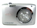 【中古】 良好 Nikon ニコン COOLPIX クールピクス A100 コンパクト デジタル カメラ コンデジ デジカメ シルバー S3737169