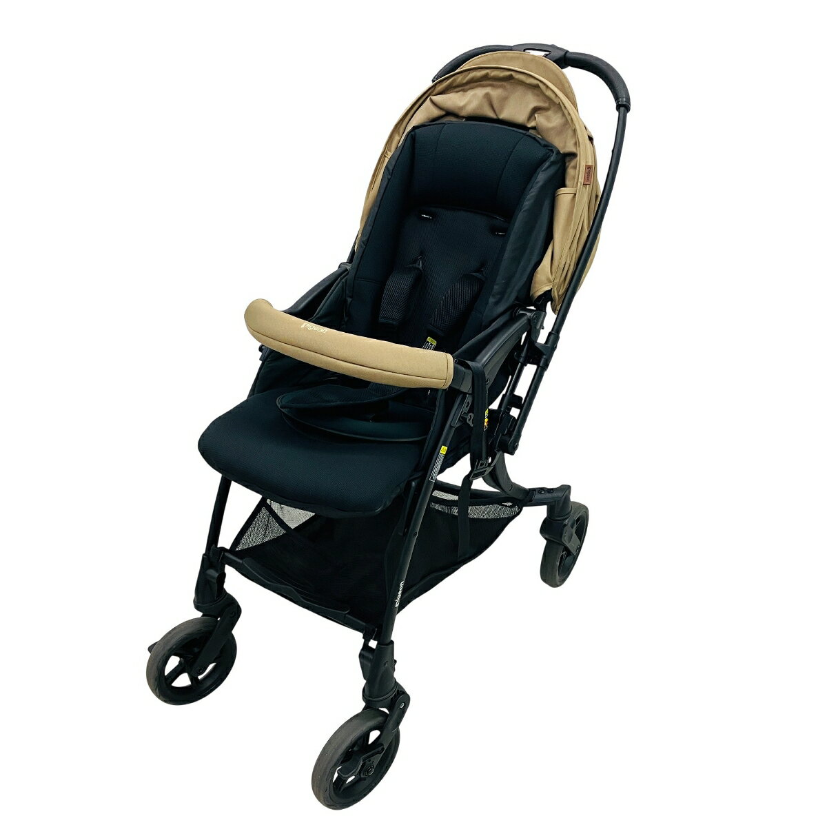 【中古】 Runfee ピジョン ランフィ RB3 ベビーカー キャメルカラー C10581802