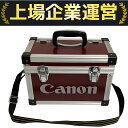 【中古】 Canon アルミカメラケース レンズケース ワインレッド系 一眼レフ O10287584