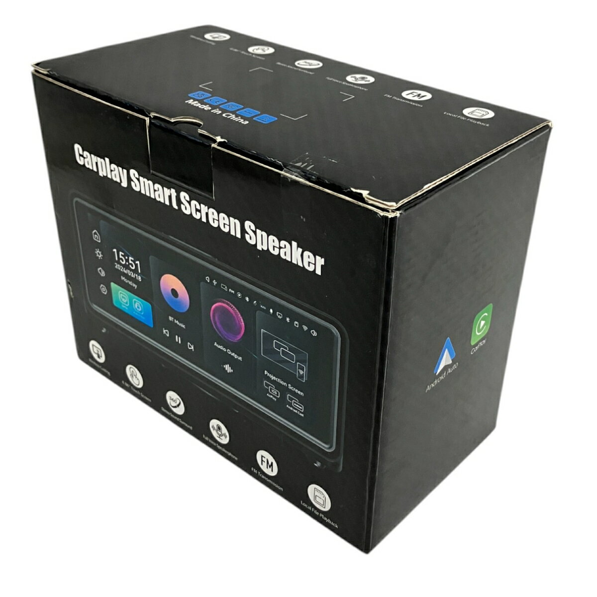 楽天ReRe（安く買えるドットコム）未使用 【中古】 未使用 【中古】VANBAR CP02 Bluetooth カーオーディオ 6.86インチ CarPlay Android Auto Wi-Fi 12V 24V S10351575