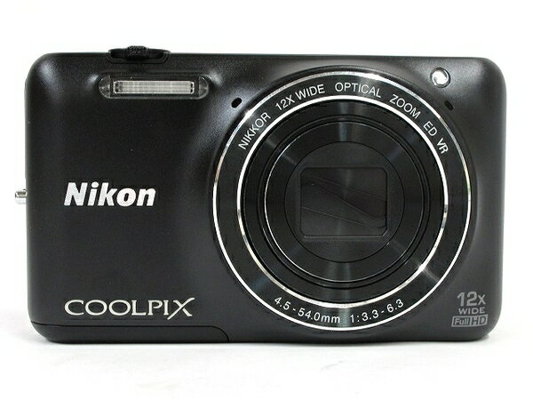 【中古】 良好 Nikon ニコン COOLPIX S6600 デジタルカメラ コンデジ スマートブラック 取扱説明書 本体 T2636161