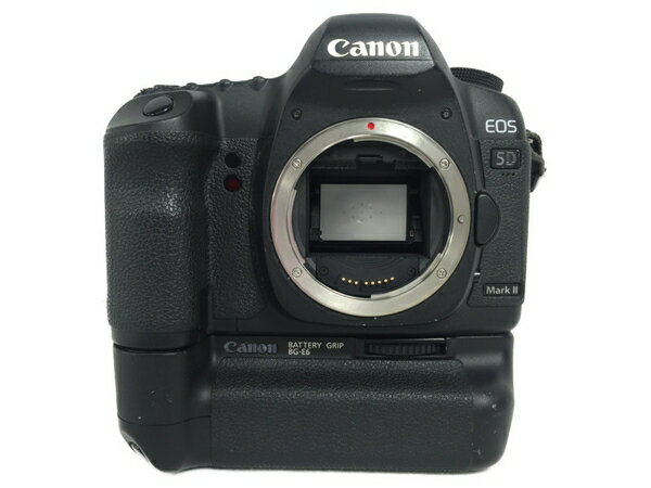 【中古】 Canon キャノン EOS 5D MarkII EOS5DMK2 カメラ デジタル 一眼レフ ボディ バッテリーグリップ付 S3990304