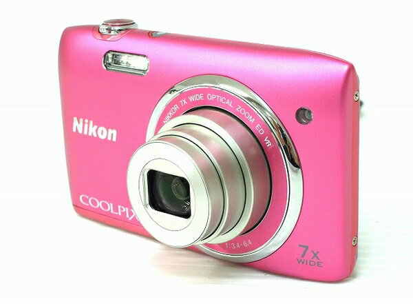 【中古】Nikon ニコン COOLPIX S3500 デジタル カメラ コンデジ バッテリー 付 O2783532