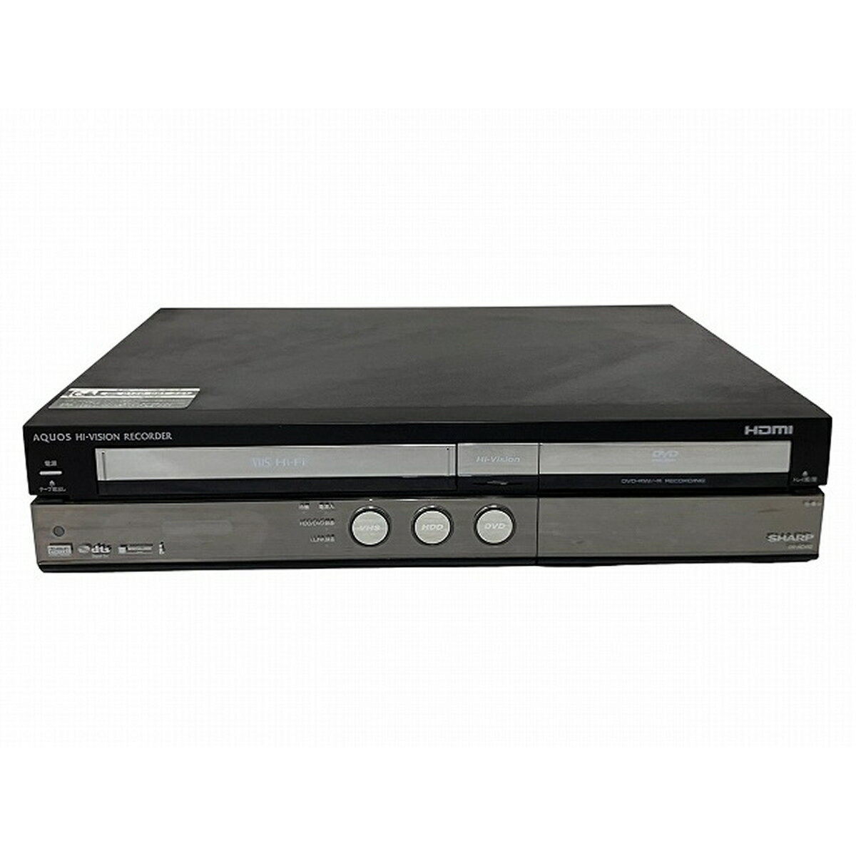 【中古】 SHARP DV-ACV52 HDD・DVD・ビデオ 一体型 レコーダー 2011年製 シャープ 訳有 O10535112