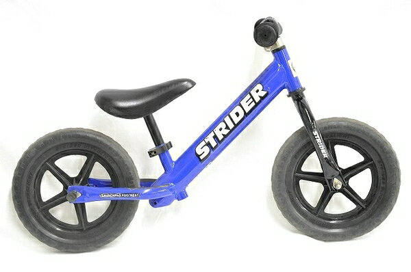 【中古】 STRIDER バランス バイク 車体 子供用 自転車 ペダルなし ブルー ストライダー D629 049 T2822480