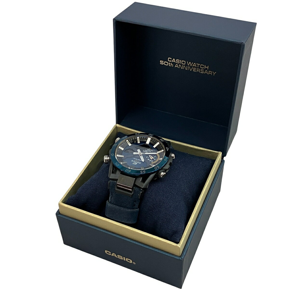 &nbsp; ReReは、 不正商品の排除を目指すAACD日本流通自主管理協会の会員企業です。 ブランド CASIO 型番 ECB-2000SS-2AJR 商品名 エディフィス SOSPENSIONE タイプ メンズ 文字盤色 ブルー/ゴー...