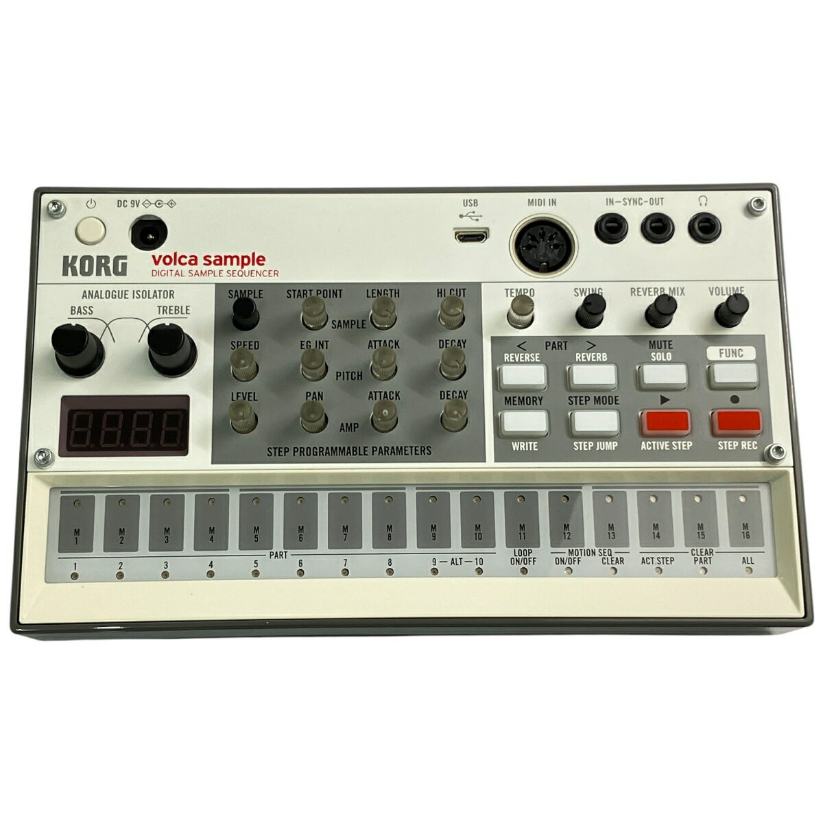 【中古】 KORG Volca-sample2 デジタルサンプルシーケンサー 音響機材 サンプラー コルグ N10773362